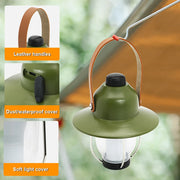Camping Tent Light Portable LED Campsite Lantern Waterproof Night Lamp Support 3 Color and Stepless Dimming for Tent Hiking
